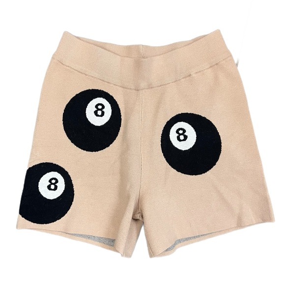 NWT Dressed in LALA The Future Is Now 8 ball Shorts size small - Picture 2 of 3